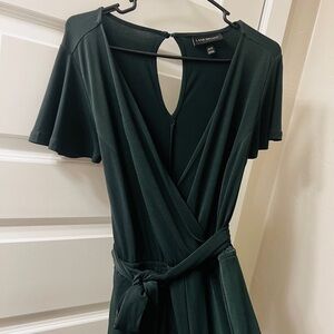 Forest Green Jumpsuit - Lane Bryant